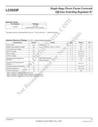 LC5525F Datasheet Page 2