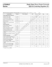 LC5549LF Datasheet Page 3