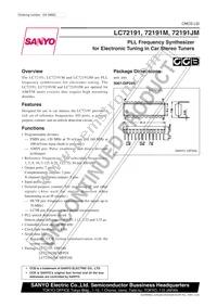 LC72191JMA-AH Datasheet Cover