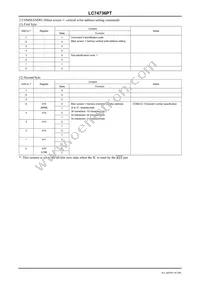 LC74736PT-E Datasheet Page 16