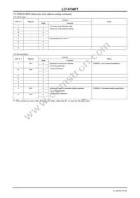 LC74736PT-E Datasheet Page 19