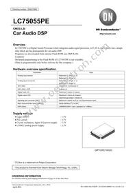 LC75055PE-6158-H Datasheet Cover