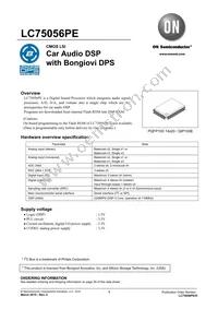 LC75056PE-H Datasheet Cover