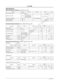 LC75343M-TLM-E Datasheet Page 6