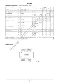 LC75700TS-TLM-E Datasheet Page 3