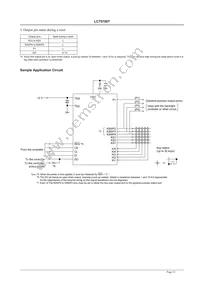 LC75700TS-TLM-E Datasheet Page 13