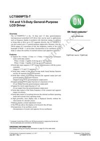 LC75809PTS-T-H Datasheet Cover