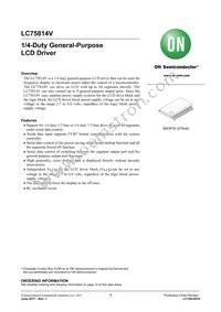 LC75814V-TLM-E Datasheet Cover