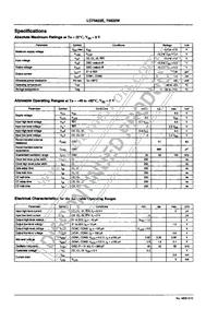 LC75822W-E Datasheet Page 2