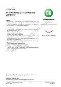 LC75878W-E Datasheet Cover