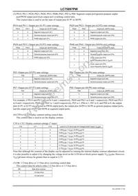 LC75897PW-E Datasheet Page 17