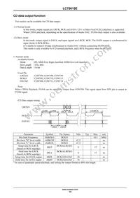LC78615E-01US-H Datasheet Page 14