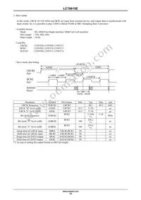 LC78615E-01US-H Datasheet Page 15