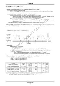 LC78615E-01US-H Datasheet Page 17