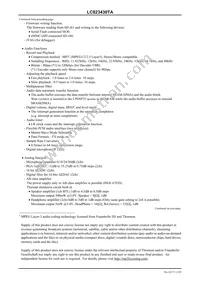 LC823430TA-2H Datasheet Page 2