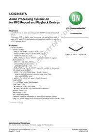 LC823433TAK-2H Datasheet Cover