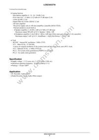 LC823433TAK-2H Datasheet Page 3