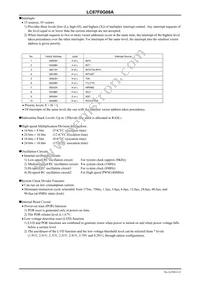 LC87F0G08AUJA-FH Datasheet Page 4