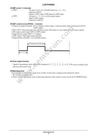 LC87F0K08AUDA-E Datasheet Page 3