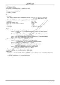 LC87F1A32AUWA-2H Datasheet Page 2