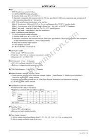 LC87F1A32AUWA-2H Datasheet Page 3