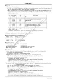 LC87F1A32AUWA-2H Datasheet Page 4