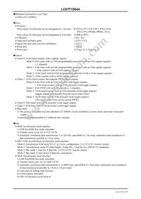 LC87F1D64AUWA-2H Datasheet Page 2