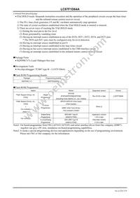 LC87F1D64AUWA-2H Datasheet Page 5