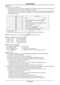 LC87F1HC4BUWA-2H Datasheet Page 4