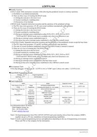 LC87F1L16AUWA-2H Datasheet Page 4