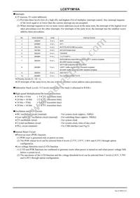 LC87F1M16AF5ZA0WA-6H Datasheet Page 4