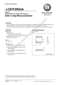 LC87F2R04AU-SSOP-H Datasheet Cover