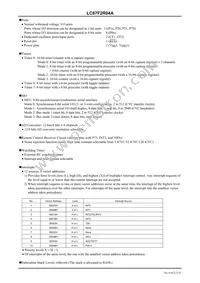 LC87F2R04AU-SSOP-H Datasheet Page 3