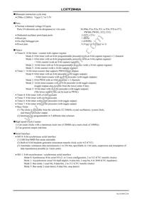 LC87F2W48AVU-SQFP-H Datasheet Page 2