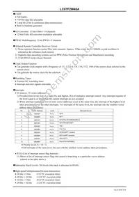 LC87F2W48AVU-SQFP-H Datasheet Page 3