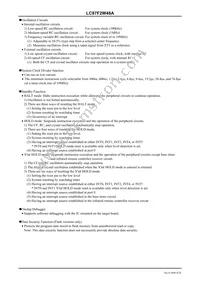 LC87F2W48AVU-SQFP-H Datasheet Page 4