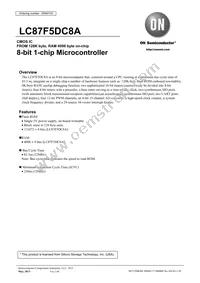 LC87F5DC8AU-QIP-E Datasheet Cover