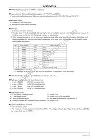 LC87F5G32AU-EE-3E Datasheet Page 3