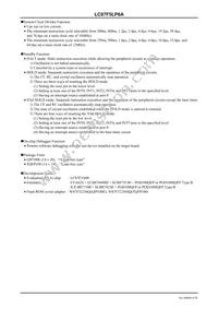 LC87F5LP6AUTE-2E Datasheet Page 4