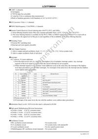 LC87F5M64AU-QIP-E Datasheet Page 3