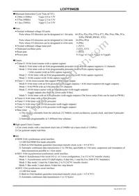 LC87F5N62BU-QIP-E Datasheet Page 2
