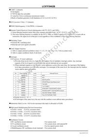 LC87F5N62BU-QIP-E Datasheet Page 3