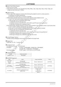 LC87F5N62BU-QIP-E Datasheet Page 4