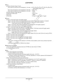 LC87F5VP6AU-QIP-H Datasheet Page 2