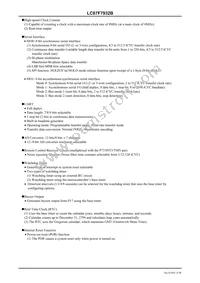 LC87F7932BUEF-2H Datasheet Page 3