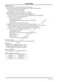 LC87F7932BUEF-2H Datasheet Page 5