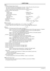 LC87F7J32AU-QIP-E Datasheet Page 2