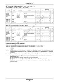 LC87F7NJ2AVUEJ-2H Datasheet Page 21