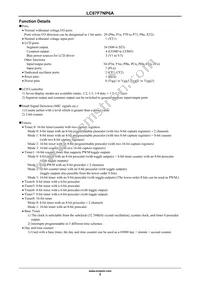 LC87F7NP6AVUEJ-2H Datasheet Page 2