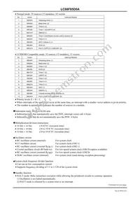 LC88F85D0AU-TQFP-H Datasheet Page 4